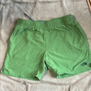 The North Face Lime Green Shorts swim trunks